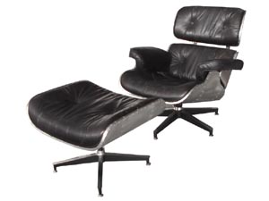 Aviator Eames Lounge Chair with Ottoman