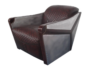 Aviator Vintage Leather Tomcat Chair