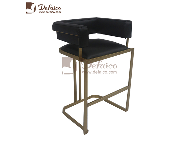 New Design Leather Back & Seat Modern Dining Chair 