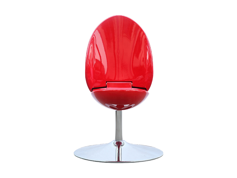 Red Cheap Relax Tulip Chair For Sale Flower Bar Stool Modern Fancy Hotel Restaurant 