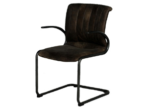Industrial Retro Office Leather Armchair
