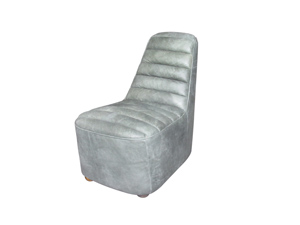 Leather Leisure Sofa Chair High Back Use In Restaurant Living Room Office Lobby