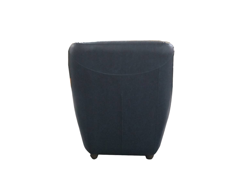 High-End Dark Blue Leather Chair Armrest And Cushion