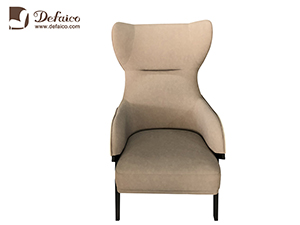 Wing Accent Leather Armchair