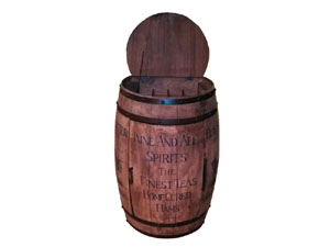 Vintage Oak Wine Barrel Furniture
