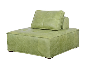 Single Leather Leisure Chair Sofa