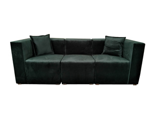 Black Fabric Living Room Sofa Sets Luxury Antique 