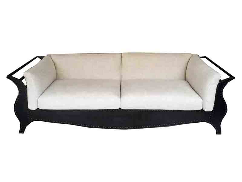 Iron Frame Linen Fabric Sofa