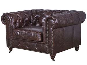 Chesterfield Sofa in Vintage Leather 1S