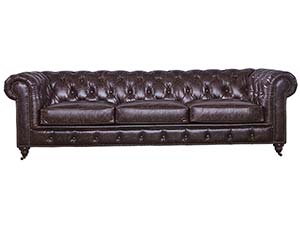 Chesterfield Sofa in Vintage Leather 3S