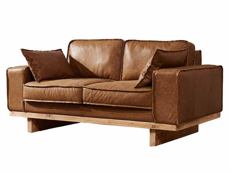 vintage tan leather sofa for sale
