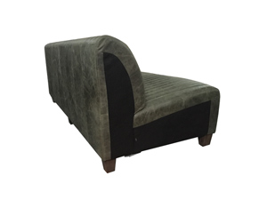 Black 3S Sofa Without Arms Multiple Combinations Bespoke Retro High-End 