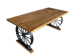 Rustic Wood Tea Table