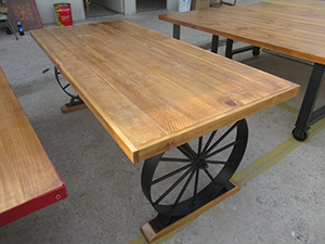 Rustic Wood Tea Table