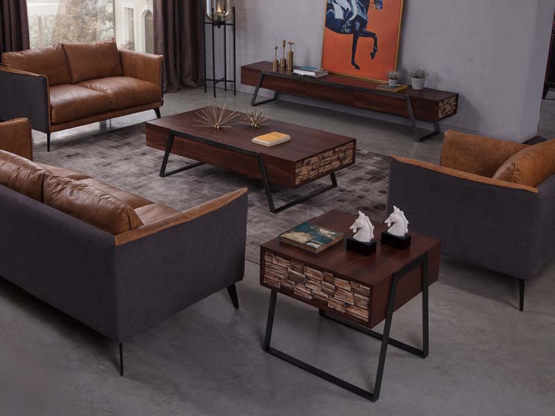 Industrial Luxury Rustic Reclaimed Wood Coffee Table