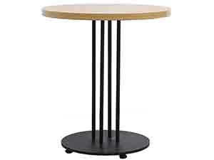 Industrial Leg Round Dining Table