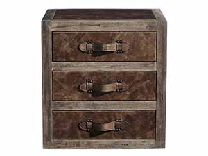 Leather Small Trunk