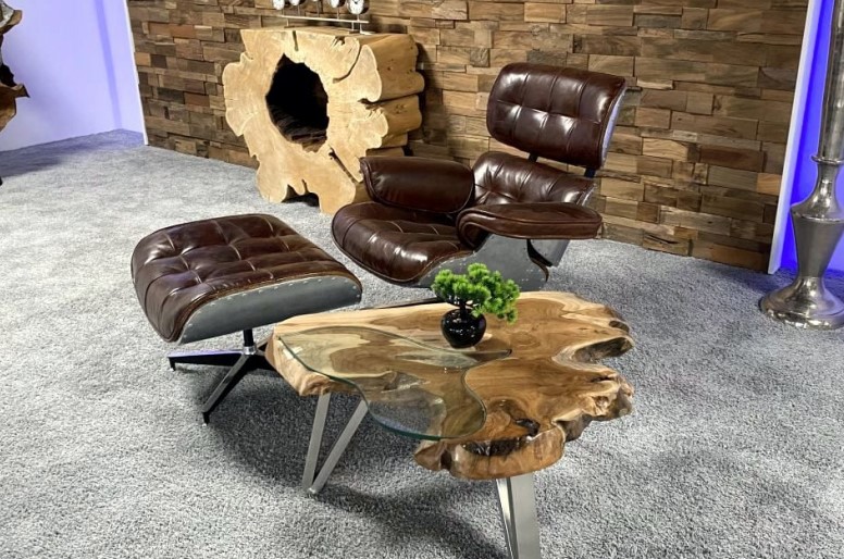eames chair with ottoman