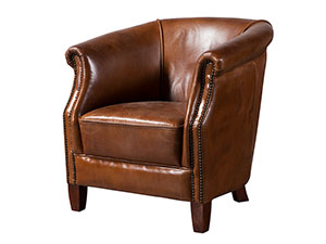 Simple Leather Chair