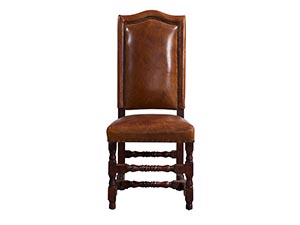 Antique High Back Dining Chair