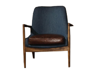 Jean Fabric Solid Wood Frame Chair