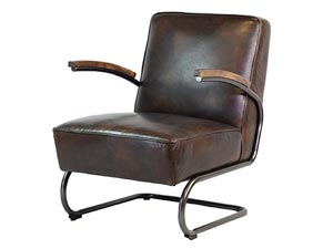 vintage-leather-metal-frame-industrial-chair