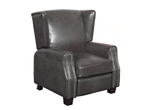Black Leather Recliner Chair