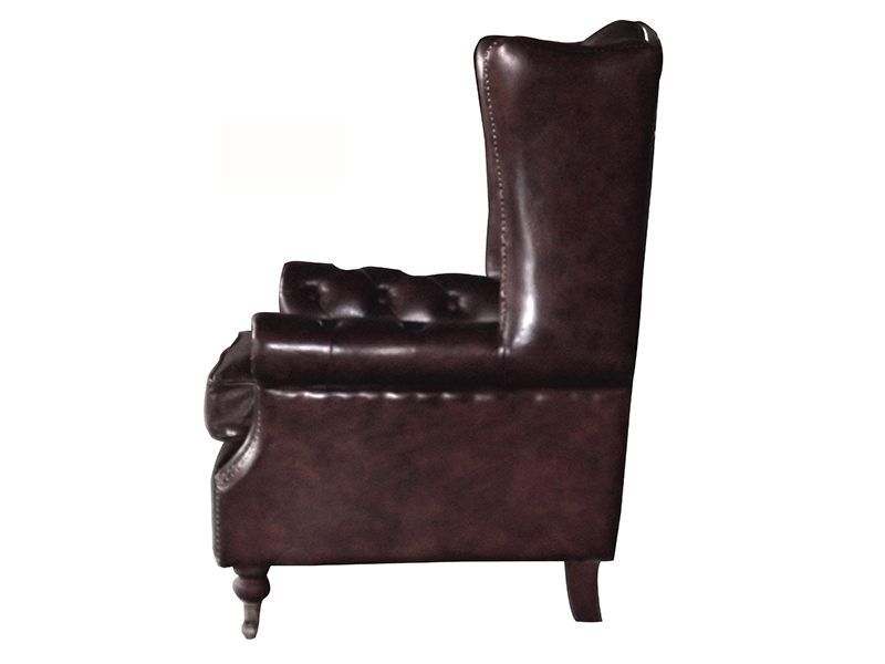 Leather Chesterfield Armchairs
