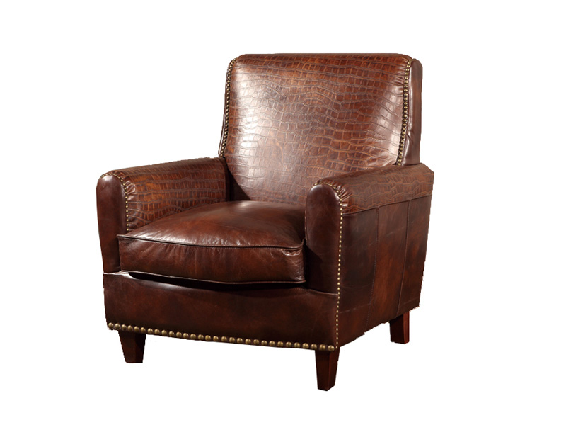 Camel Back Antique Leather Armchair, Camel Colored Leather Chairs