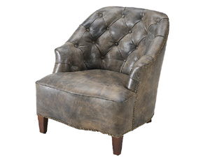 Chesterfield Back Vintage Leather Armchair