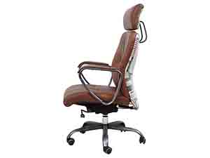 Industrial Vintage Leather Office Chair