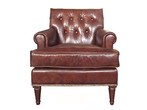 Genuine Leather Professor Chair