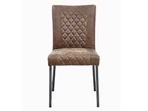 Vintage Genuine Leather Industrial Chair