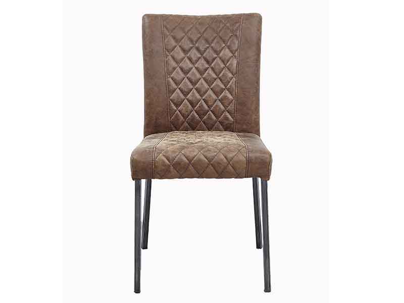 Vintage Genuine Leather Industrial Chair