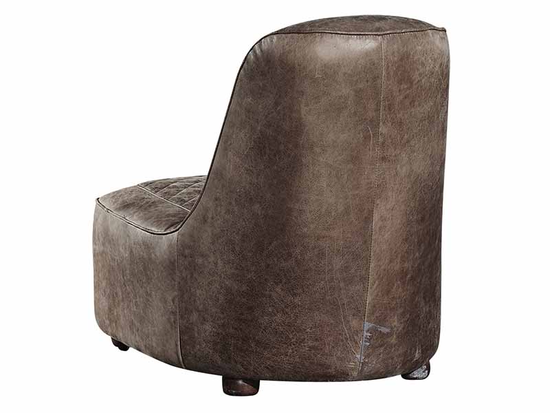 Cigar Color Tub Leather Chair