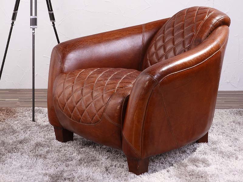 Vintage Leather Leisure Club Armchair