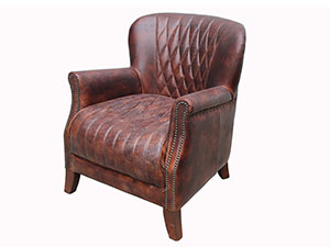 Old Leather Leisure Armchair