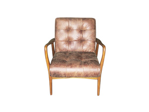A Variety Of  Specifications Brown Chair Customized With Arms And Soft Cushion 