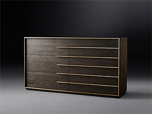 Oak Wood Display Cabinet