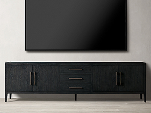 Modern Hotel White Oak Tv Cabinet