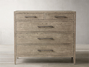 Solid Wooden Oak Drawer Storage Cabinet