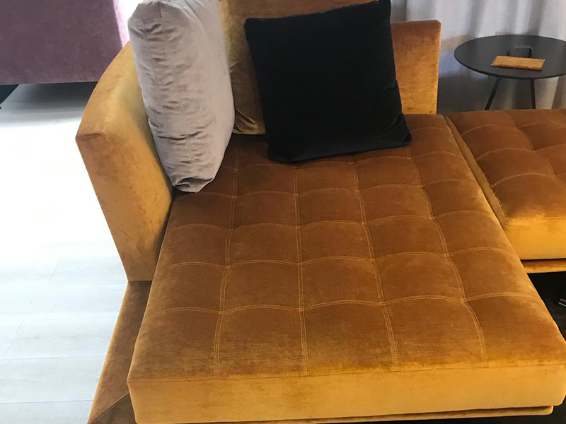 Luxury Leather Fabric Leisure Sofa
