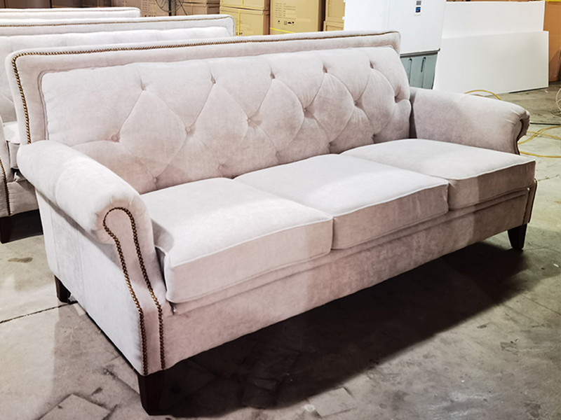 Modern Furniture Chenille Fabric Sofa