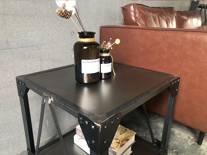Metal Material Modern Feature Side Table