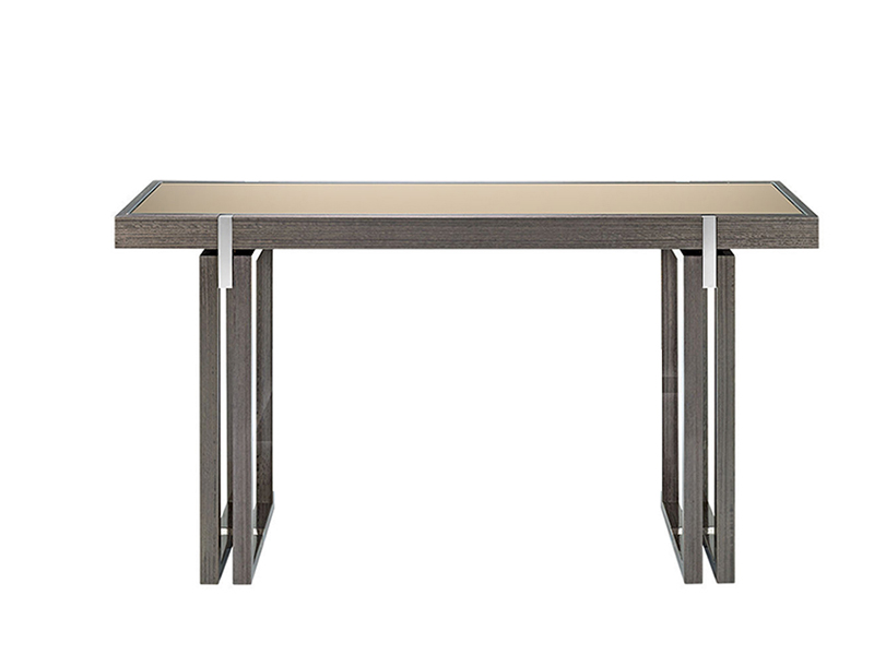 Stainless Steel Metal Base Console Table