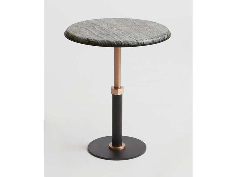 Luxury Side Coffee Table Stainless Steel Marble 