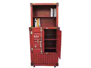 Retro Style Shipping Container Cabinet