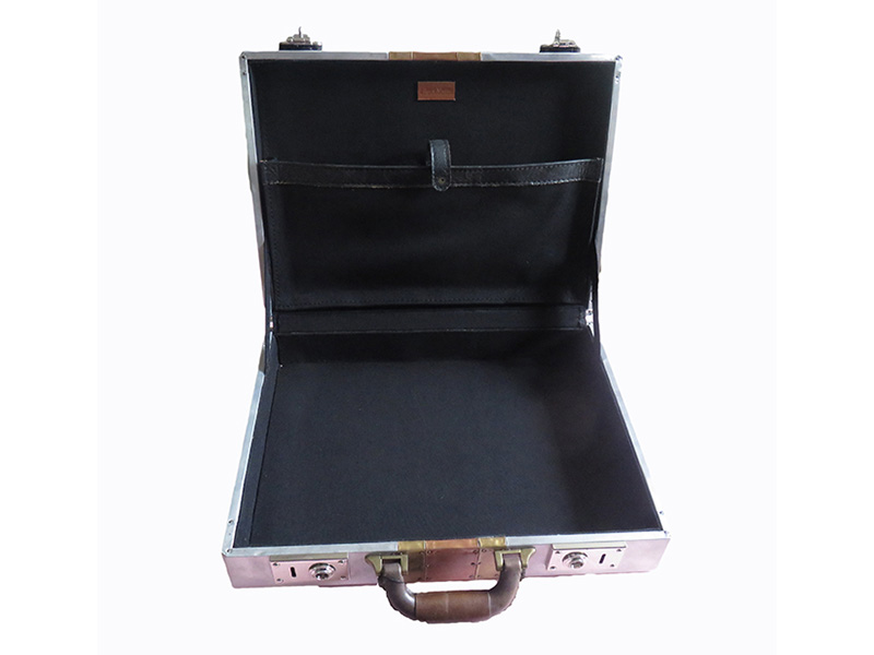 Aviator Style Aluminum Small Suitcase