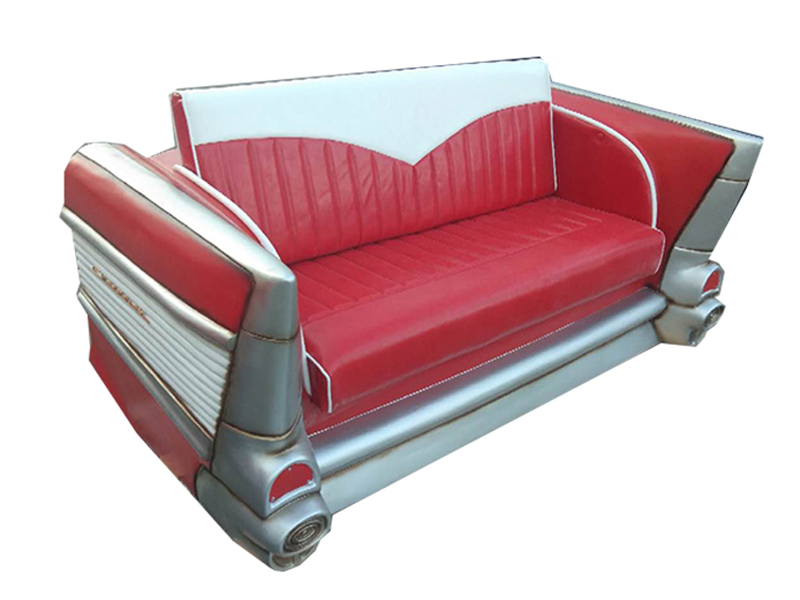 Vintage Industrial Automobile Bar Couches
