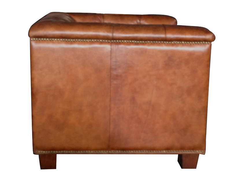 Leather Tufted Sofa